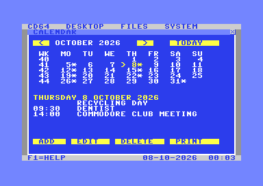 Commodore Desk 64