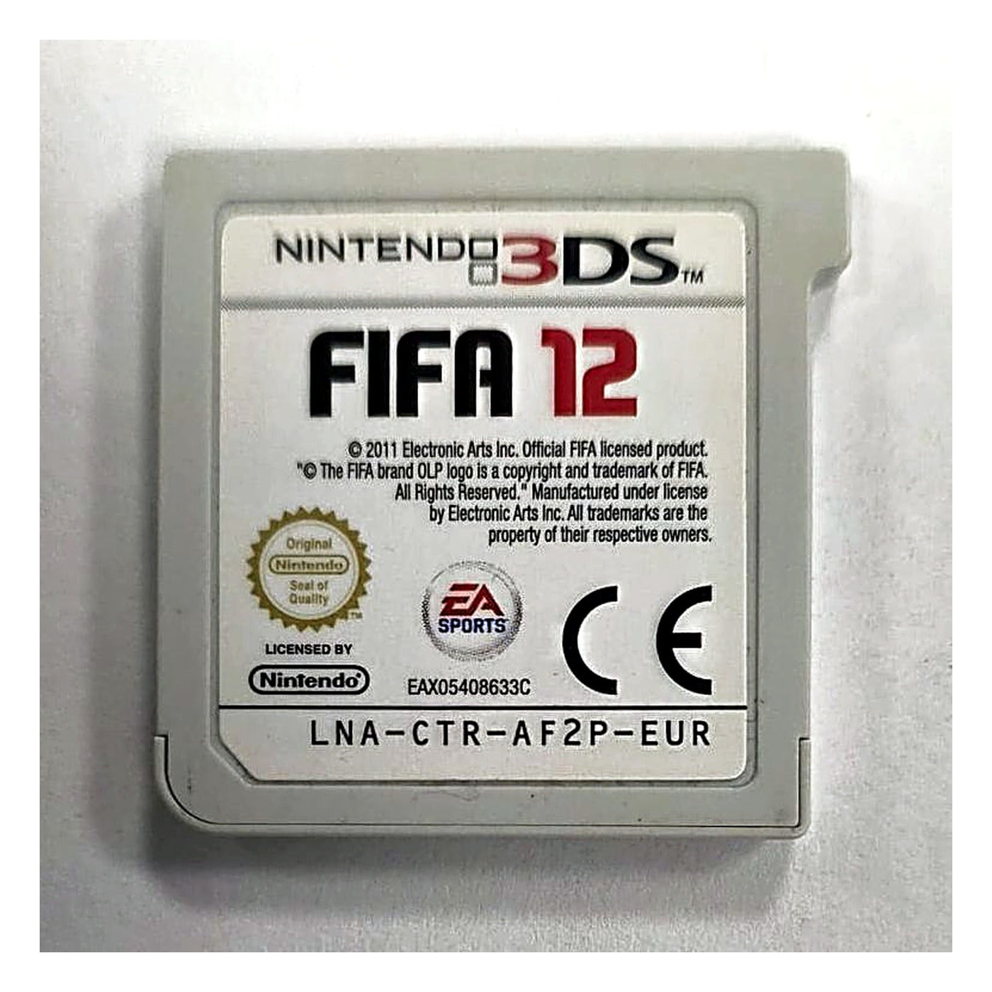 FIFA 12 - Nintendo 3DS cartridge