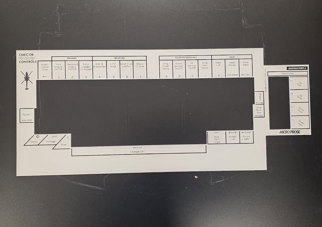 Commodore 64/128 Keyboard Overlays RetroWebShop