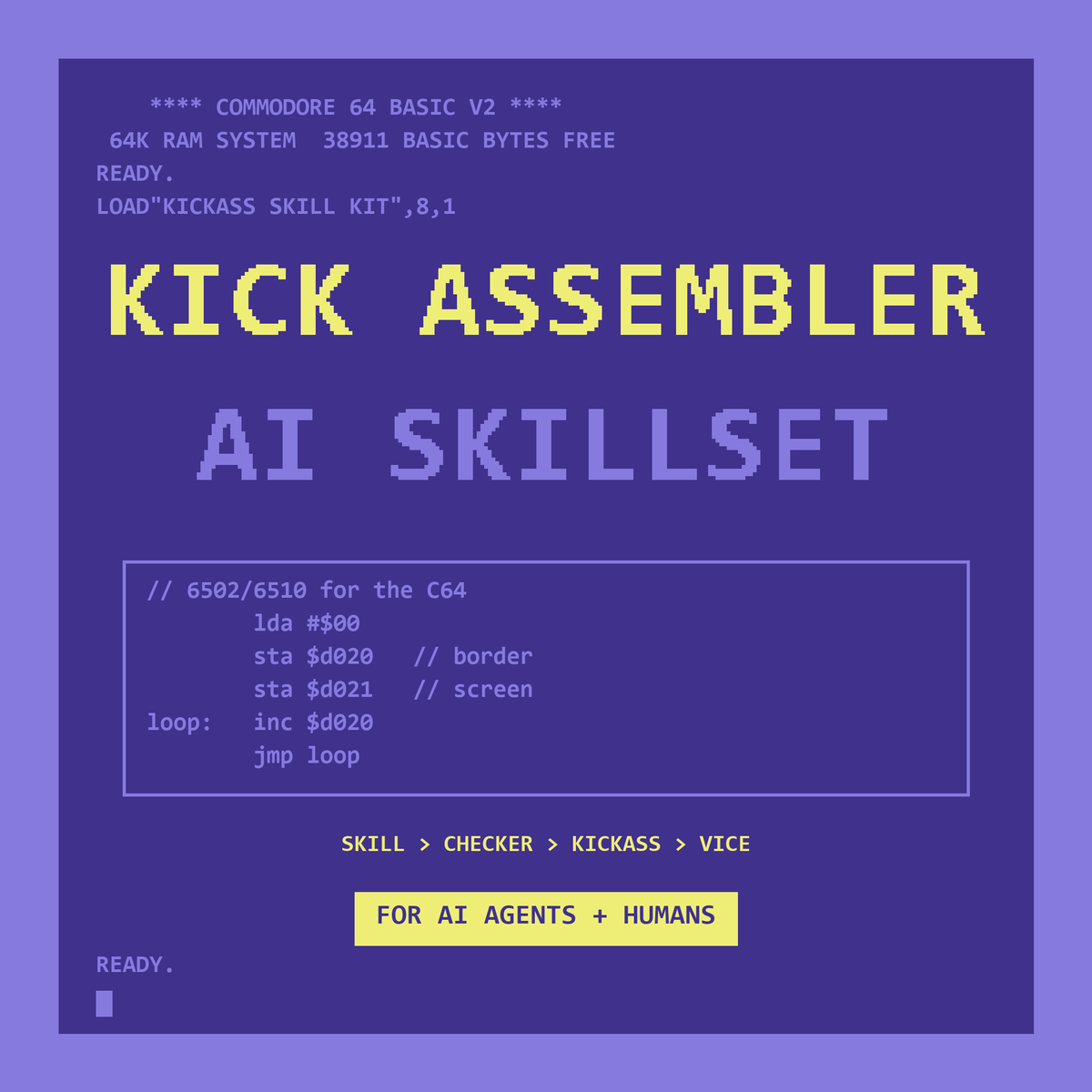 KickAss C64 AI Skillset