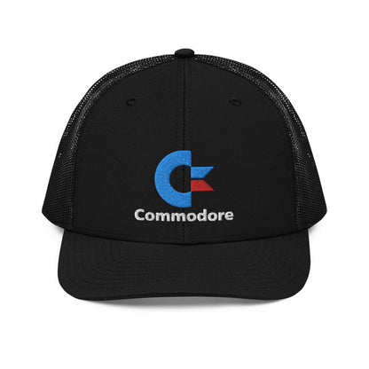 Commodore Dark Trucker Cap RetroWebShop
