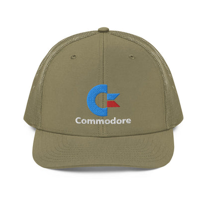 Commodore Dark Trucker Cap RetroWebShop