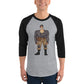 Full Throttle 3/4 sleeve raglan shirt