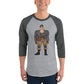 Full Throttle 3/4 sleeve raglan shirt