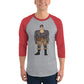 Full Throttle 3/4 sleeve raglan shirt