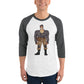 Full Throttle 3/4 sleeve raglan shirt