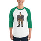 Full Throttle 3/4 sleeve raglan shirt
