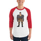 Full Throttle 3/4 sleeve raglan shirt