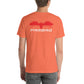 Firebird White Letters on Back Short-Sleeve Unisex T-Shirt