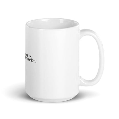 I Love White glossy mug RetroWebShop