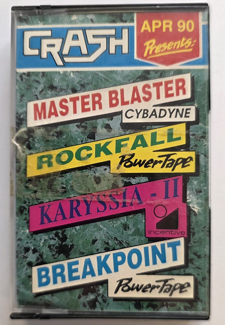 Crash Powertape april 1990 (#75) - ZX Spectrum cassette