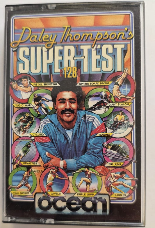 Daley Thompson's Supertest 128 - ZX Spectrum cassette