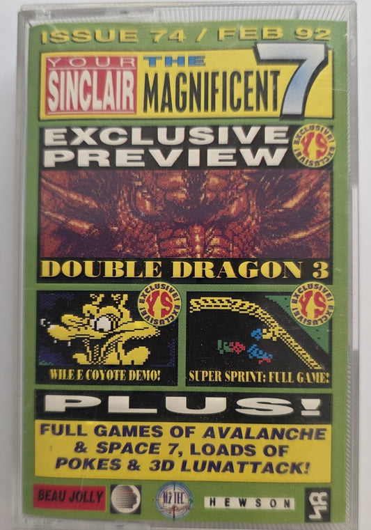 Your Sinclair #74 The Magnificent 7 - ZX Spectrum cassette